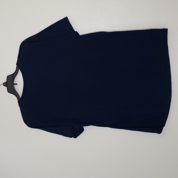 Adidas Tee Shirt Short Sleeve Navy Graphic Unisex Top Trendy Athleisure Athletic - Picture 4 of 6